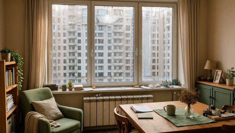 Окна в квартире — до уборки